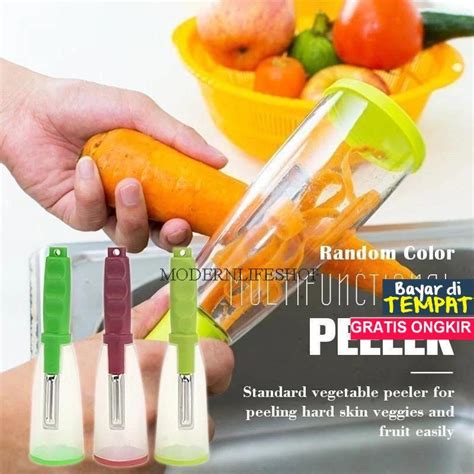 Jual Acq Ps Parutan Peeler Buah Sayur Dengan Tabung Sampah Bisa Cod