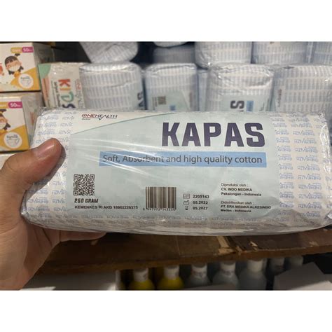 Jual Onehealth Kapas Pembalut 250 Gram Kapas Gulung 250 Gram Kapas