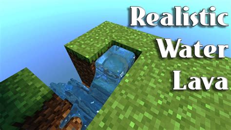 Skyblock With Realistic Water And Lava And Even RTX YouTube