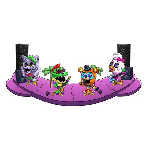 Fnaf Security Breach Craftables S2 Buildable Scenes Blind Bags