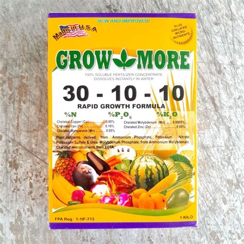 Grow More Kilo Rapid Growth Formula Foliar Fertilizer By