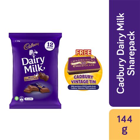 Cadbury Dairy Milk Chocolate Sharepack 144g Australia Shopee Singapore