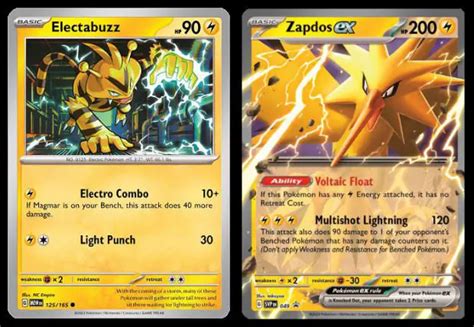 Sv 151 Zapdos Ex Collection Info And Contents Coded Yellow
