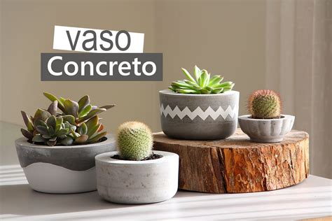 Decoração de fim de semana aprenda a fazer vasinhos de cimento