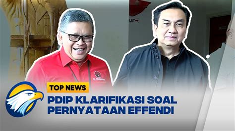 PDIP Tepis Isu Effendi Simbolon Dukung Prabowo YouTube