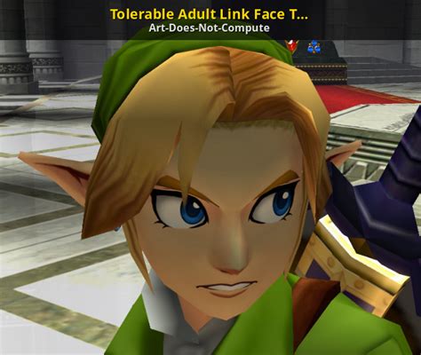 Tolerable Adult Link Face Textures The Legend Of Zelda Ocarina Of