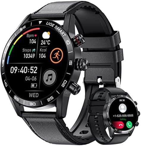 Lige Smartwatch Herren Mit Telefonfunktion Zoll Hd Fitnessuhr Mit