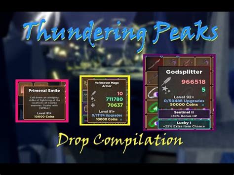 Thundering Peaks Lucky Drop Compilation Fabled Legacy YouTube