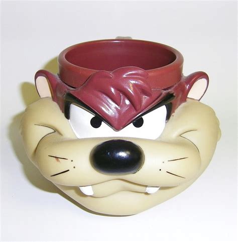 Vintage Taz Tasmanian Devil Plastic Mug Etsy