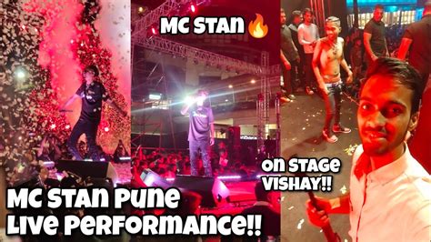 MC STAN PUNE Live Performance Basti Ka Hasti HAATH VARTI Public