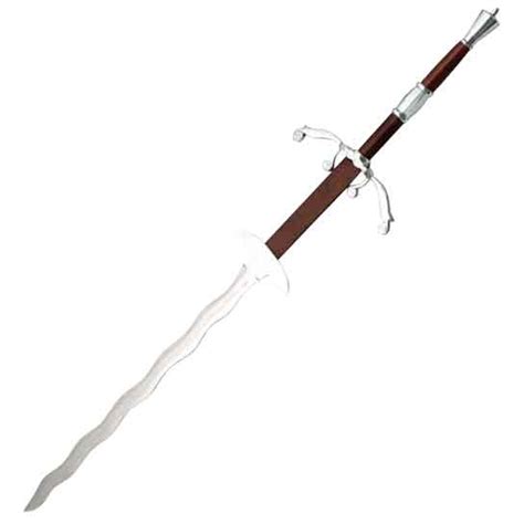 Flamberge Sword Zs 901098 Medieval Collectibles