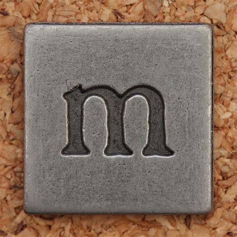 Pewter Lowercase Letter M Leo Reynolds Flickr