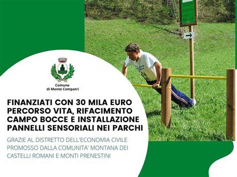 Monte Compatri Sport E Inclusivit In Arrivo Mila Euro Per Un