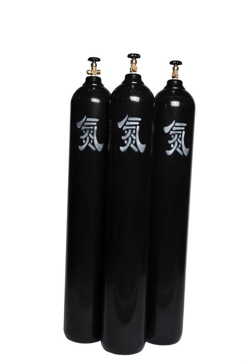 40l 150bar 57mm Seamless Steel Industrial Nitrogen N2 Gas Cylinder