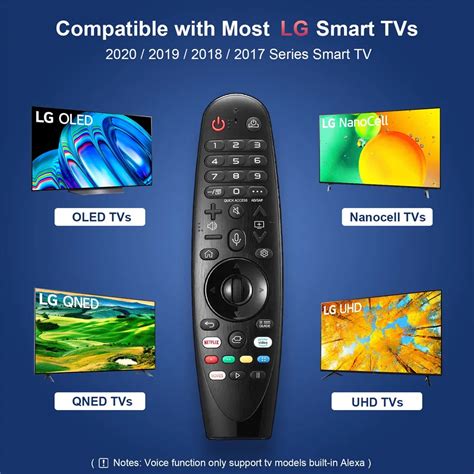 Generic Voice Magic Remote Control Akb75855501 For Lg An Mr20ga An