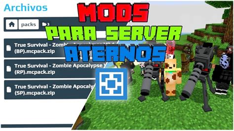 APRENDE A COMO SUBIR MODS Y O TEXTURE PACKS A TU SERVIDOR ATERNOS