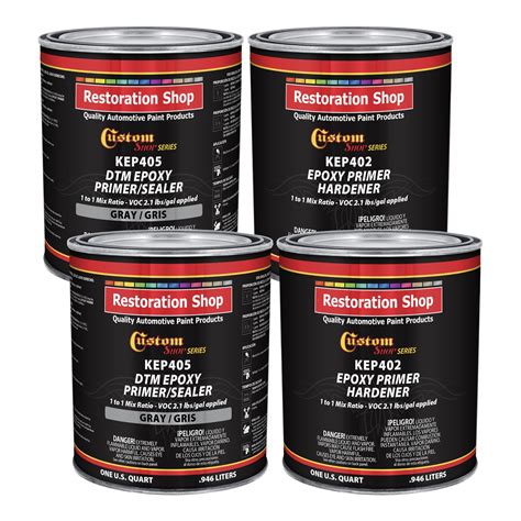 GRAY Epoxy Primer / Sealer 2.1 VOC (GALLON KIT) - Anti-Corrosive DTM