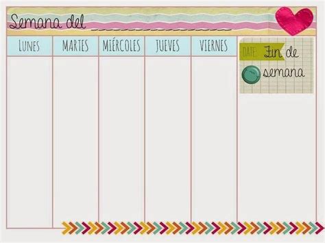 Pin En Agendas Imprimibles