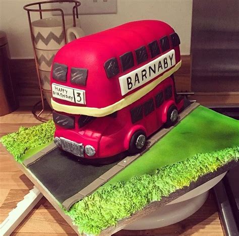 Big Red Bus Cake Big Red Bus Bus Cake Red Bus