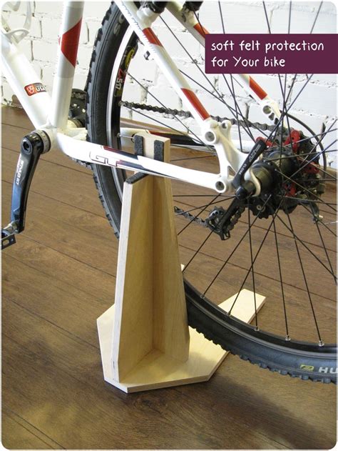 Diy Wooden Bicycle Stand So Delightful Blogs Photo Galery