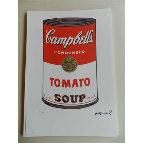 Andy Warhol Campbell S Tomato Soup Auction Online Catawiki