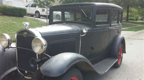 1931 Model A Ford Slant Windshield Town Sedan For Sale Photos