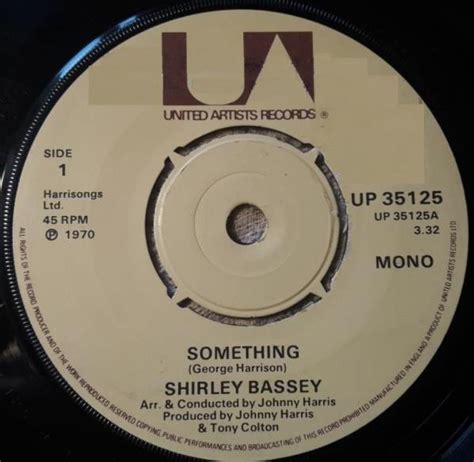 Shirley Bassey Something 1970 Cream Labels Vinyl Discogs