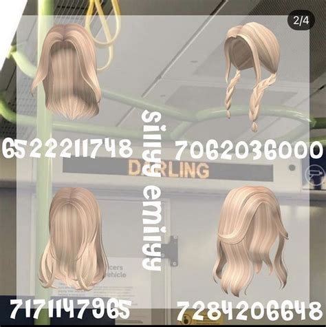 Blonde Hair Decals Creds Silly Emilyy Artofit