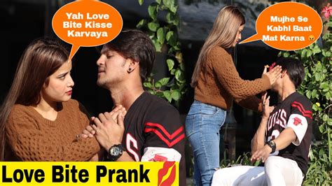 Love Bite Prank On Girlfriend Gone Extremely Wrong Malik Prank Youtube