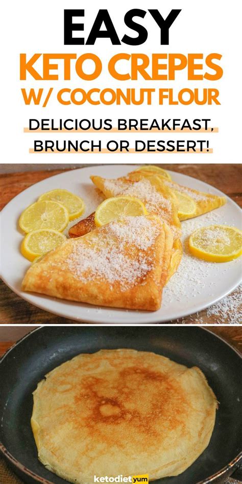 Easy Keto Crepes Recipe With Coconut Flour Recipe Keto Crepes