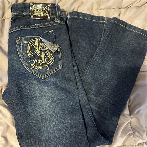 apple bottom skinny jeans perfect condition dm for... - Depop