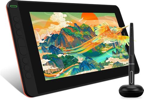 HUION KAMVAS 12 tablet de dibujo con visualización laminada completa ...