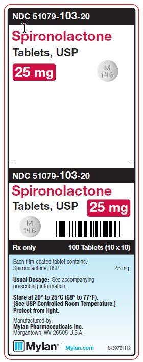 Spironolactone Package Insert Drugs