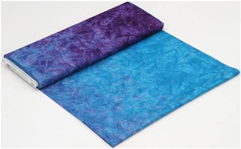 Blue And Purple Ombre Batik Fabric By Robert Kaufman By Robert Kaufman