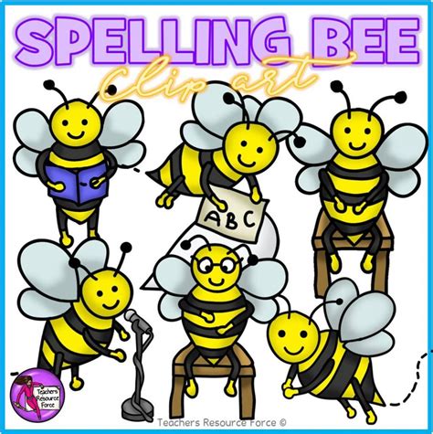 Spelling Bee Clip Art Bees Reading Spelling And Speaking Shoptrfone