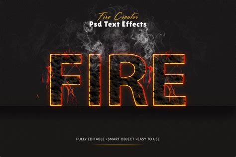 Photoshop Action - Photoshop Fire Text Effect