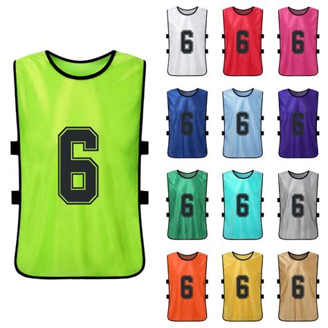 Gilet Maillot de Football pour adultes et enfants séchage Pinnies