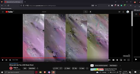 Bizarre Visual Glitch On Youtube Videos Always Happens At Specific