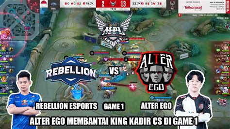 RBL VS AE GAME 1 MPL ID S14 Regular Season Rebellion Esports Vs Alter