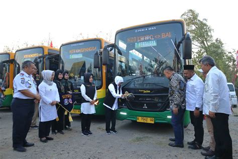 Bus Trans Jatim Mojokerto Gresik Resmi Beroperasi Masyarakat Bisa