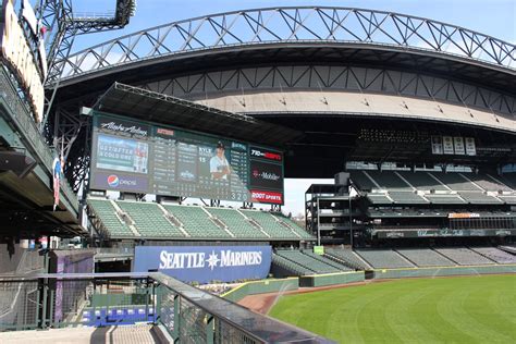 First Look Safeco Fields Massive 11000 Square Foot Scoreboard Is