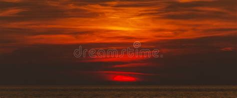 Burning Orange Sky Stock Image Image Of Burning Orange 99468887