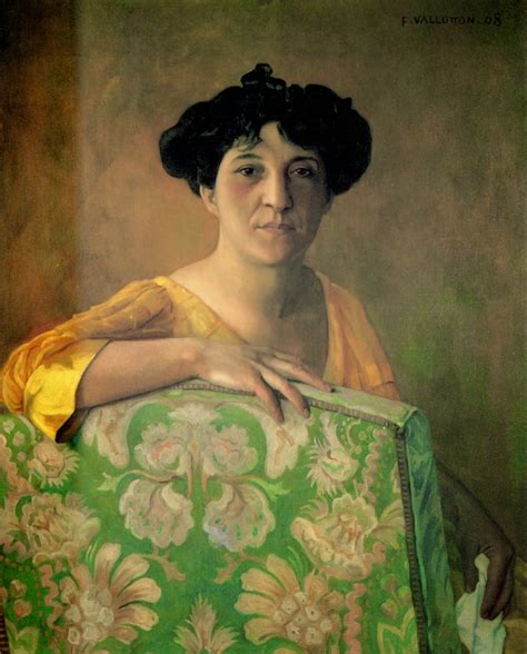 Portrait De Gabrielle Vallotton F Lix Vallotton Artwork On Useum