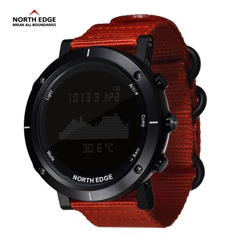 NORTH EDGE Men Sports Watch Altimeter Barometer Thermometer Compass