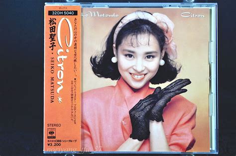 初版 税表記無し 帯付 松田聖子 Citron シトロン 88年盤 Cd アルバム Marrakech 抱いて 続 赤いスイートピー 他