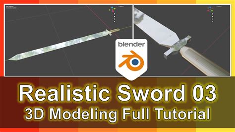 Blender 3d Modeling Tutorial Sword 03 Metalic Realistic Freedom 3d Tutorials