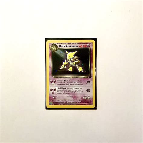 Pokemon Card Dark Alakazam Team Rocket 1 82 Holo Rare EBay