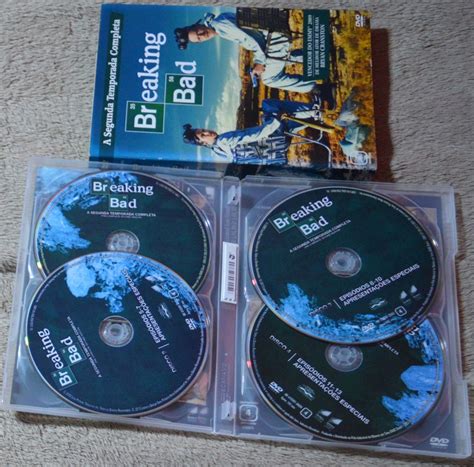 Box Dvd Breaking Bad A Segunda Temporada Completa 4 Discos Originais