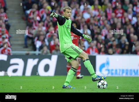 Munichs Goalkeeper Manuel Neuer In Action During The Champions League Final Between German