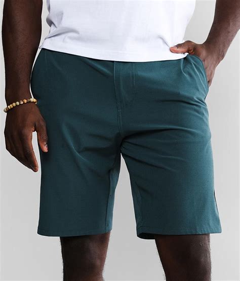 Veece Gianni Stretch Walkshort Mens Shorts In Deep Teal Buckle